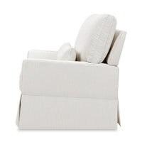 Namesake Crawford Pillowback Chair and a Half Comfort Swivel Glider