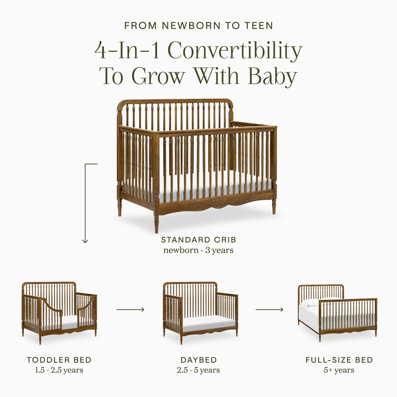 Load image into Gallery viewer, Namesake Liberty 4-in-1 Convertible Spindle Crib
