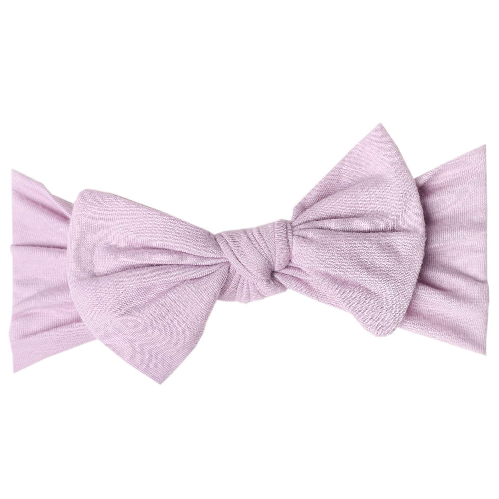 Copper Pearl Knit Headband Bow | Lily