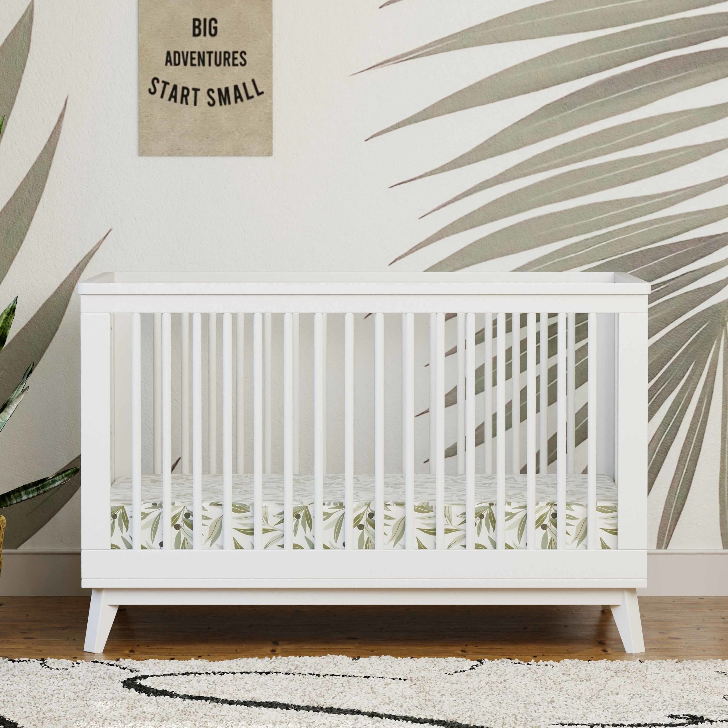 Babyletto Scoot 3-in-1 Convertible Crib with Toddler Bed Conversion Kit (Copy)