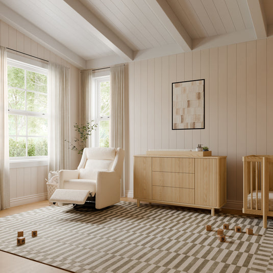 Babyletto Kiwi Plus Power Recliner and Swivel Glider with Power Adjustable Headrest and USB Port