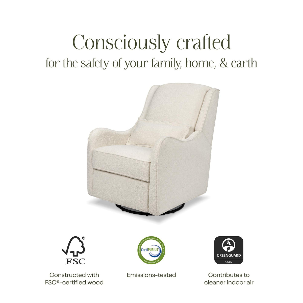 Namesake Devon Recliner and Swivel Glider
