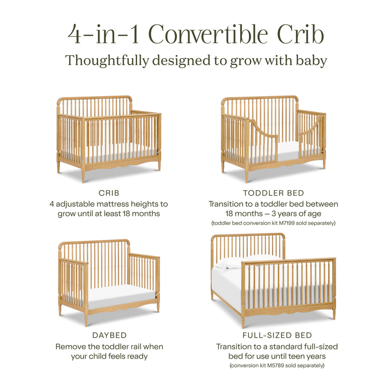 Load image into Gallery viewer, Namesake Liberty 4-in-1 Convertible Spindle Crib
