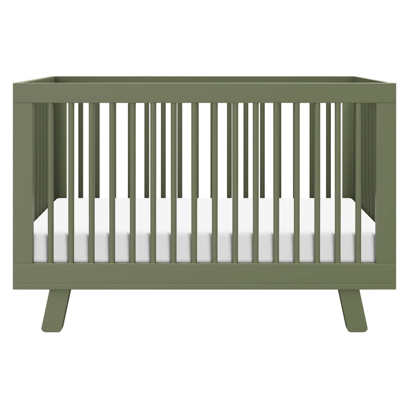 Load image into Gallery viewer, M4201OL,Babyletto,Hudson 3-in-1 Convertible Crib w/Toddler Bed Conversion Kit in Olive
