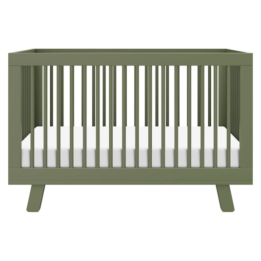 M4201OL,Babyletto,Hudson 3-in-1 Convertible Crib w/Toddler Bed Conversion Kit in Olive