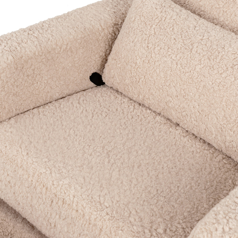 Load image into Gallery viewer, M23087CSG,Babyletto,Sigi Recliner and Swivel Glider in Chai Shearling
