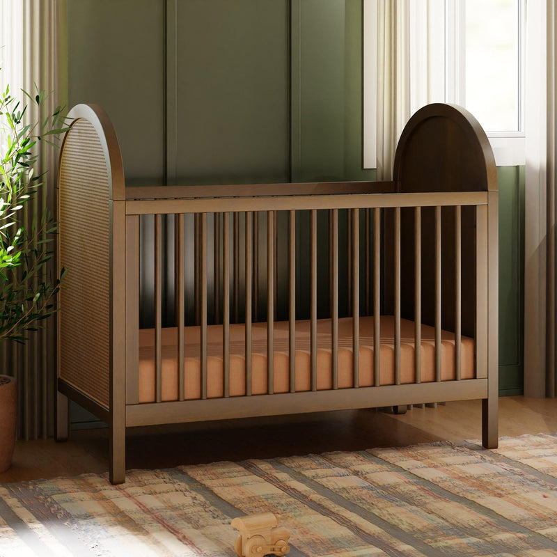 Load image into Gallery viewer, Babyletto Bondi Cane 3-in-1 Convertible Crib with Toddler Bed Conversion Kit

