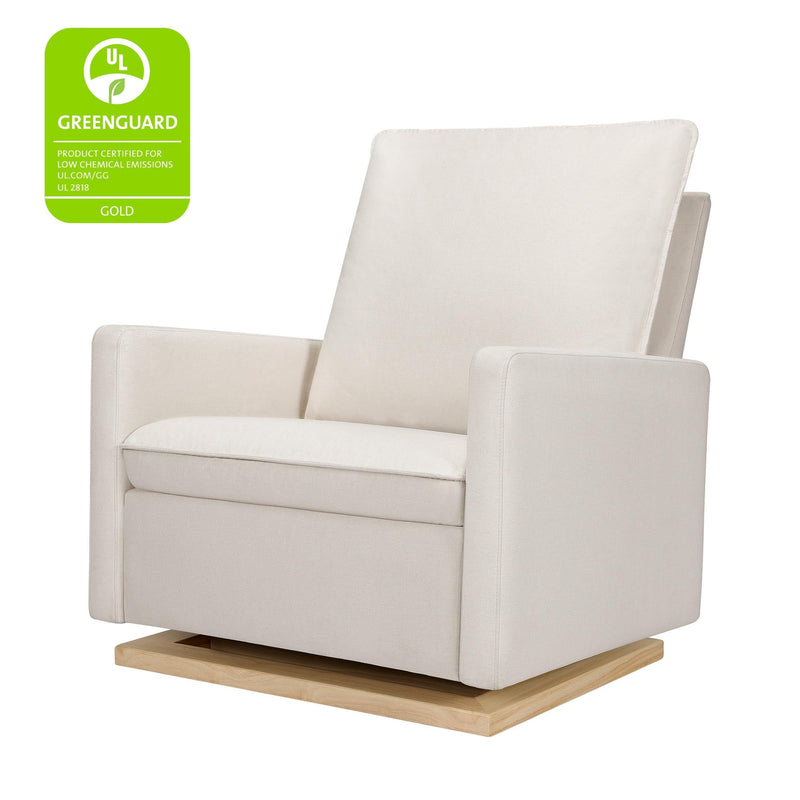 Load image into Gallery viewer, Babyletto Cali Pillowback Chair and a Half Glider in Eco-Performance Fabric | Water Repellent &amp; Stain Resistant
