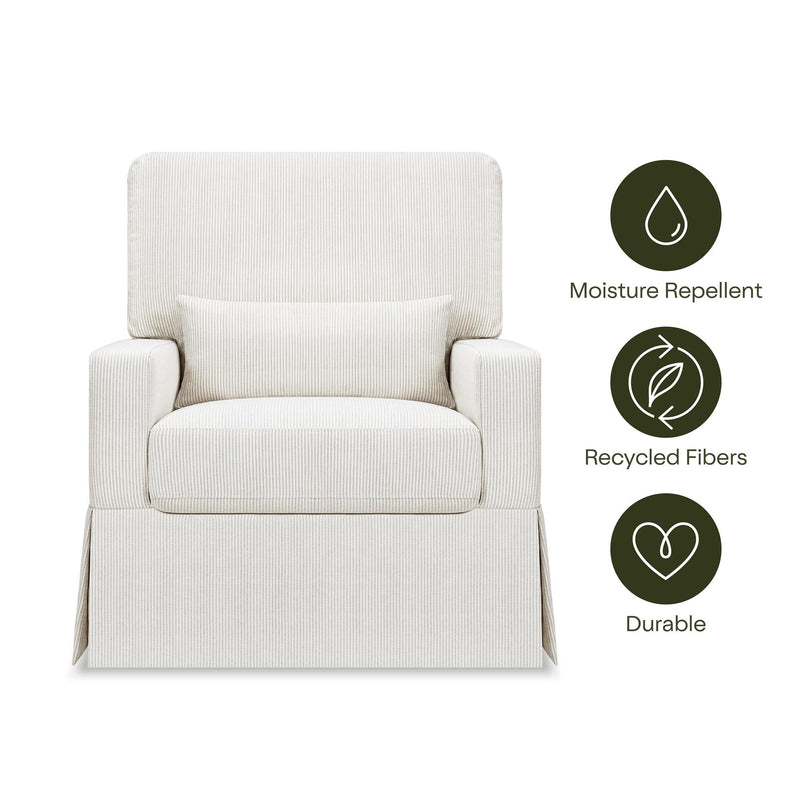Load image into Gallery viewer, Namesake Crawford Pillowback Comfort Swivel Glider
