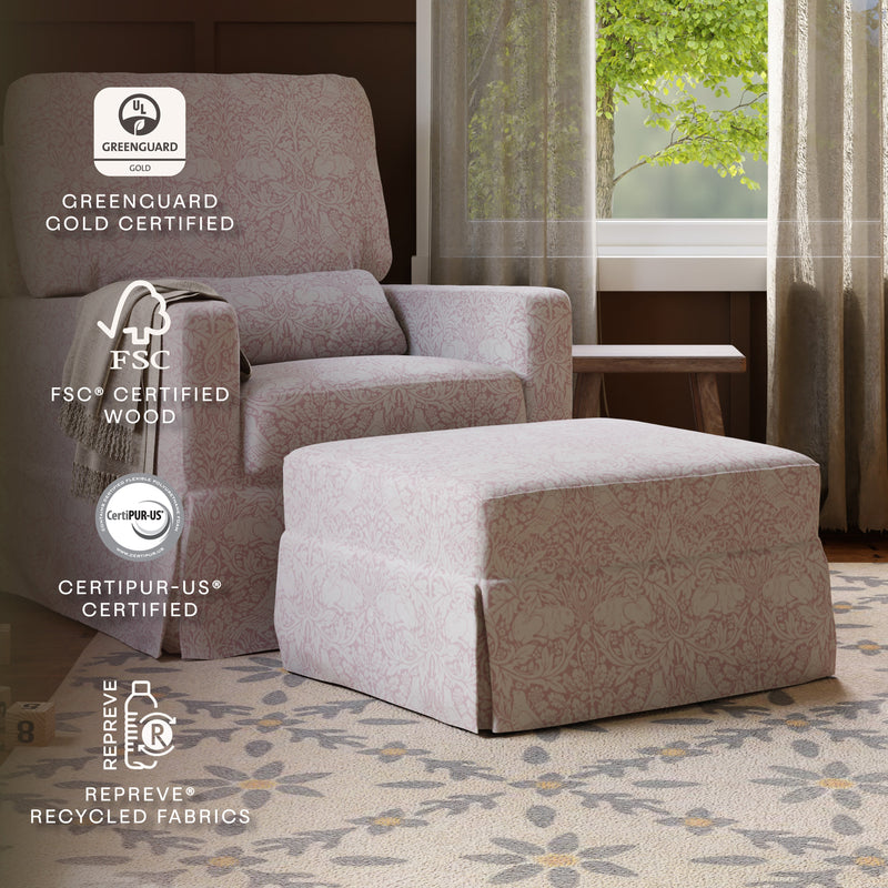 Load image into Gallery viewer, Morris &amp; Co. x Namesake Crawford Gliding Ottoman
