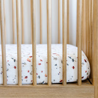 Little Unicorn Crib Sheet Stretch Mushroom