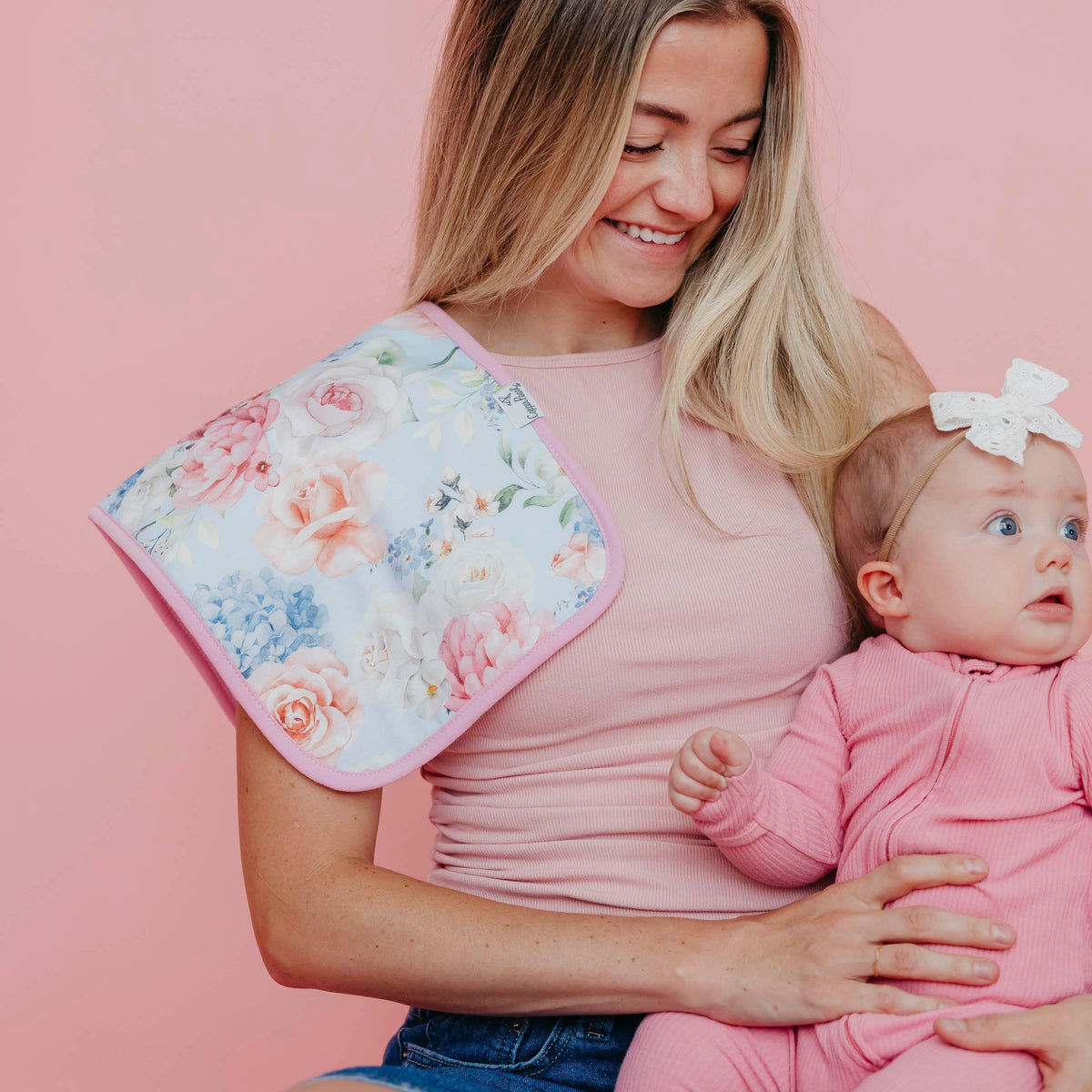 Copper Pearl 3 Pack Premium Burp Cloths | Genevieve