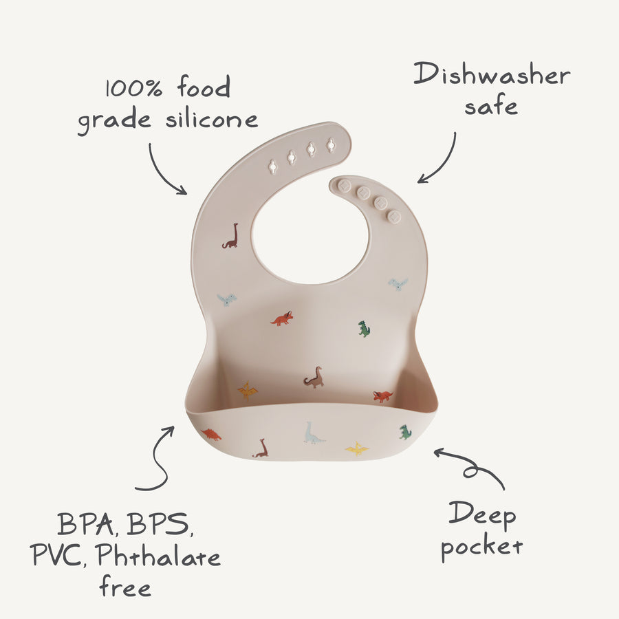 Mushie Baby Bib Whales