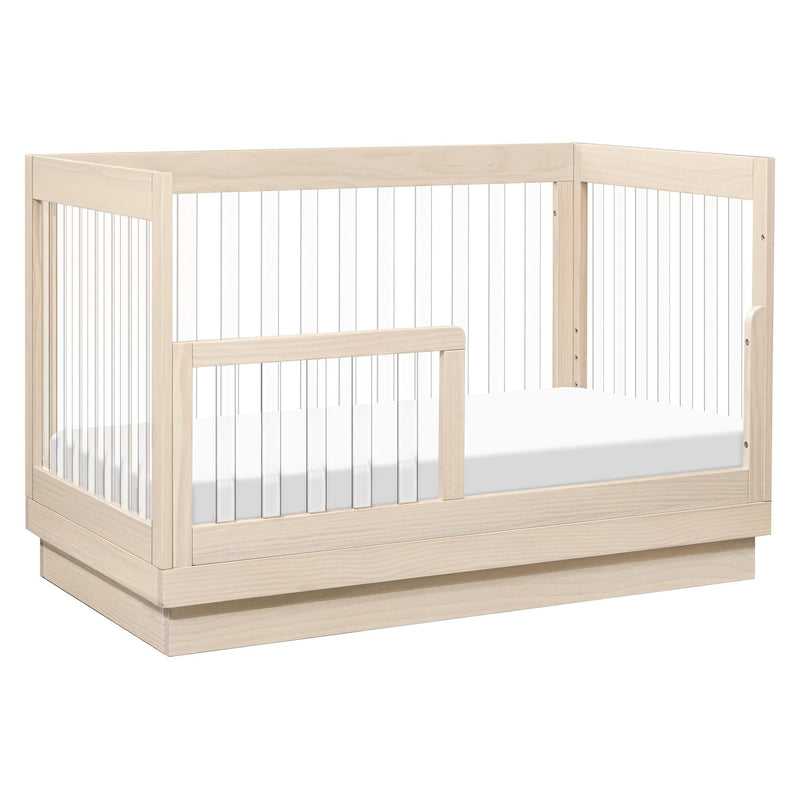 Load image into Gallery viewer, Babyletto Harlow Acrylic 3-in-1 Convertible Crib with Toddler Bed Conversion Kit
