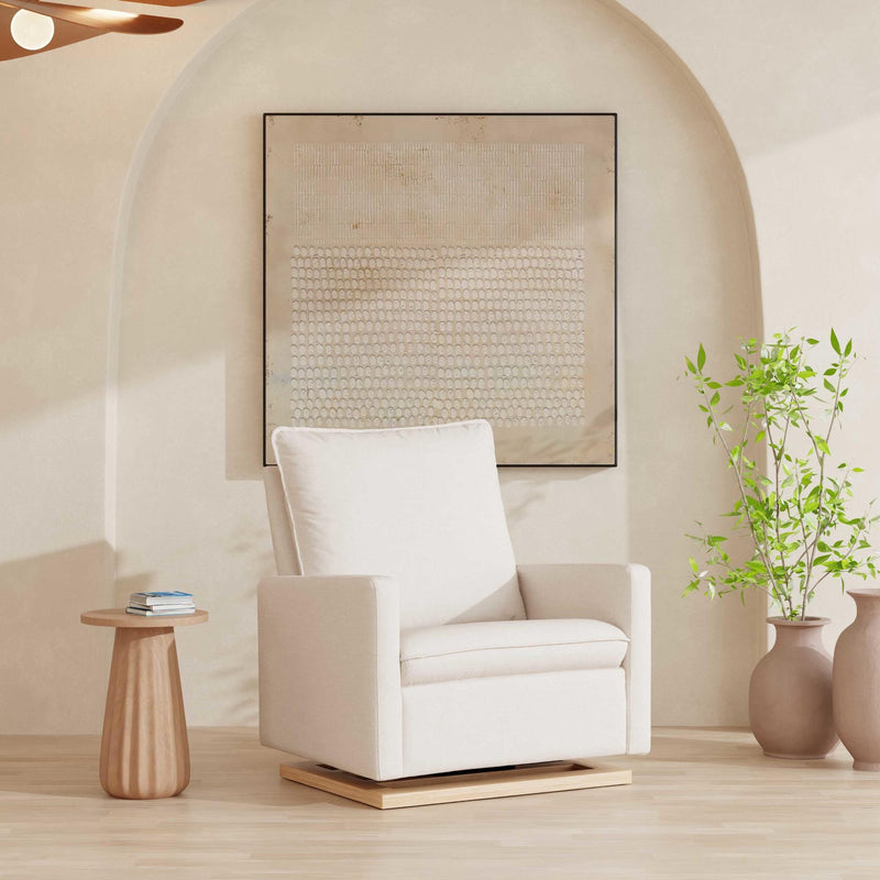 Load image into Gallery viewer, Babyletto Cali Pillowback Chair and a Half Glider in Eco-Performance Fabric | Water Repellent &amp; Stain Resistant
