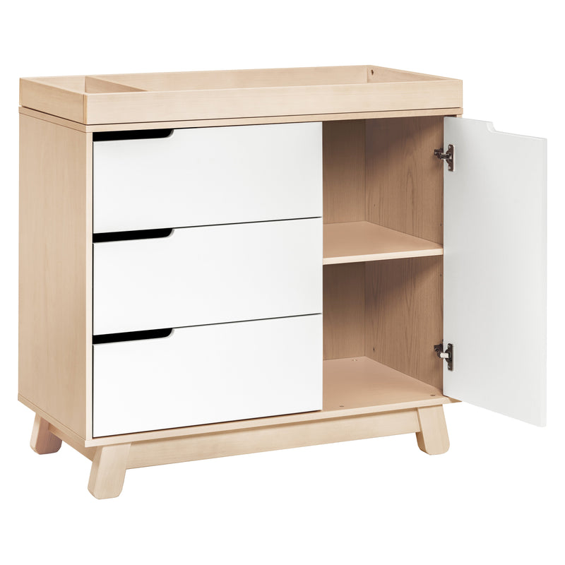 Load image into Gallery viewer, Babyletto Hudson 3-Drawer Changer Dresser with Removable Changing Tray
