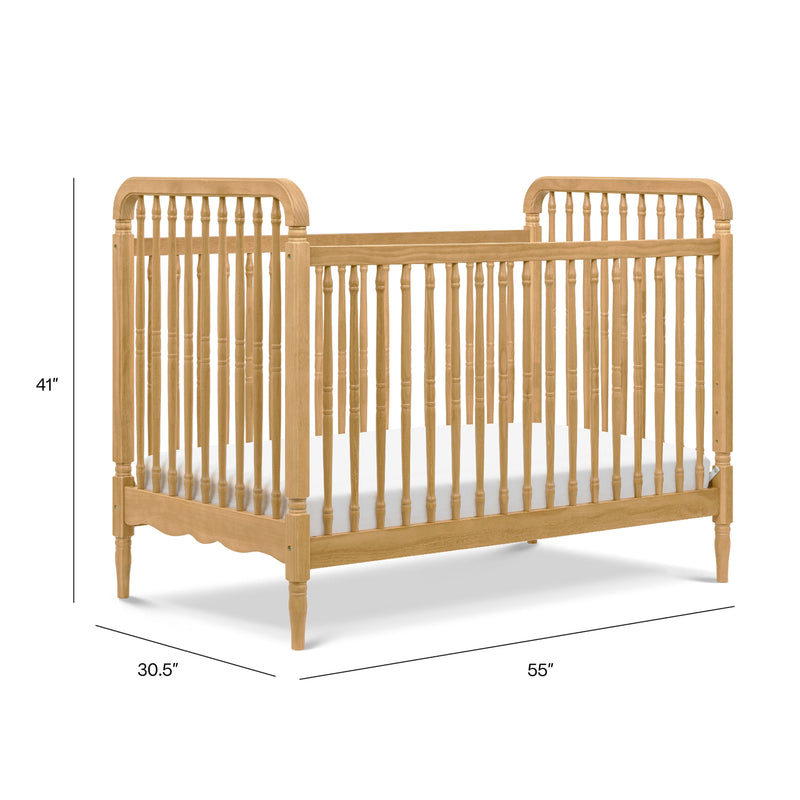 Load image into Gallery viewer, Namesake Liberty 3-in-1 Convertible Spindle Crib with Toddler Bed Conversion Kit
