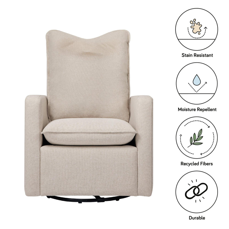 Load image into Gallery viewer, Babyletto Cali Pillowback Swivel Glider
