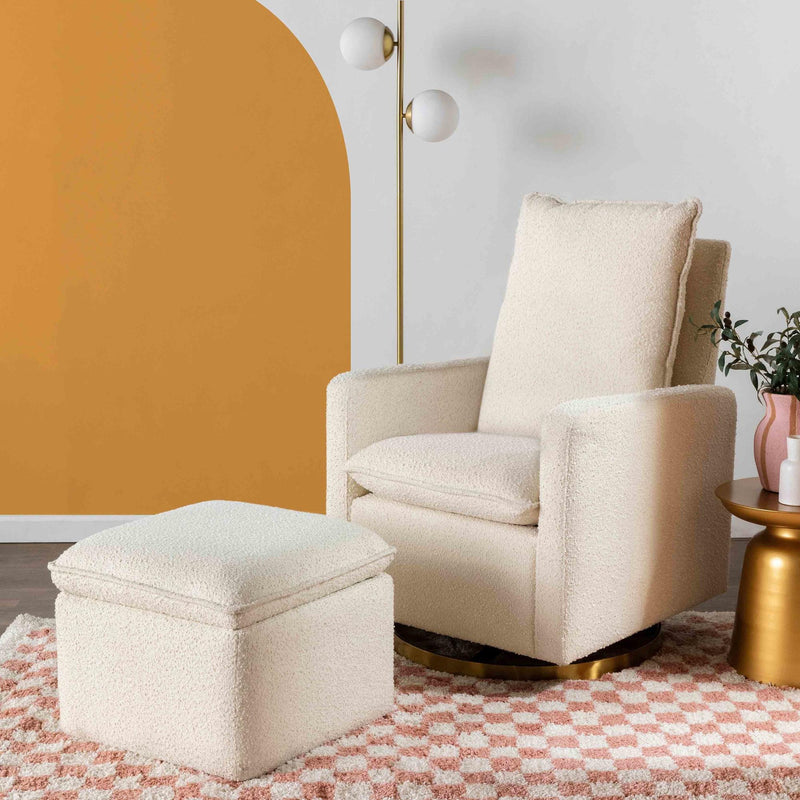 Load image into Gallery viewer, Babyletto Cali Pillowback Swivel Glider
