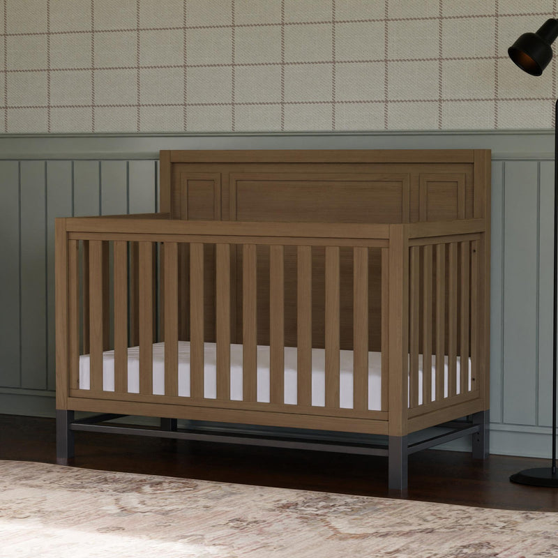 Load image into Gallery viewer, Monogram by Namesake Newbern 4-in-1 Convertible Crib
