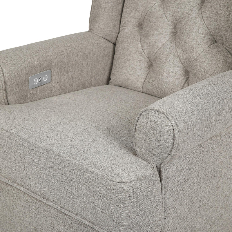 Load image into Gallery viewer, Namesake Harbour Electronic Recliner and Swivel Glider in Eco-Performance Fabric with USB port | Water Repellent &amp; Stain Resistant
