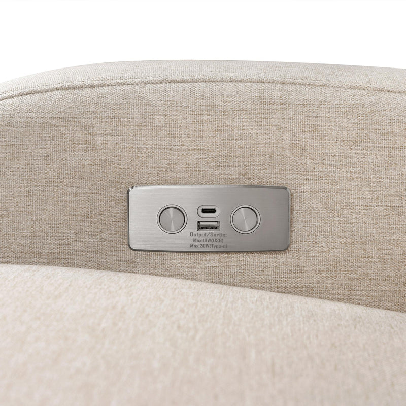 Load image into Gallery viewer, Babyletto Nami Electronic Recliner and Swivel Glider Recliner with USB port
