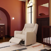 Babyletto Kiwi Plus Power Recliner and Swivel Glider with Power Adjustable Headrest and USB Port