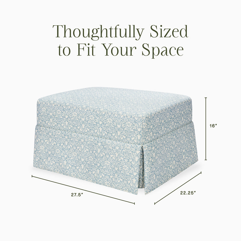 Load image into Gallery viewer, Morris &amp; Co. x Namesake Crawford Gliding Ottoman
