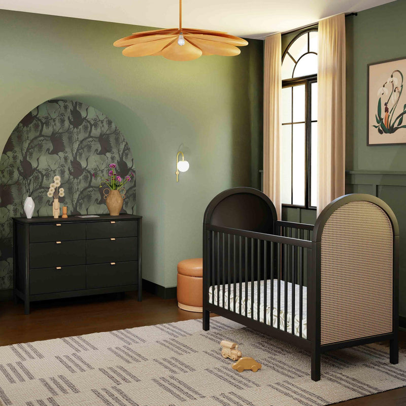 Load image into Gallery viewer, Babyletto Bondi Cane 3-in-1 Convertible Crib with Toddler Bed Conversion Kit
