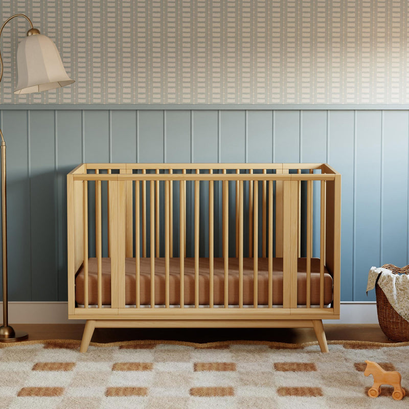 Load image into Gallery viewer, Babyletto Palma 8-in-1 Convertible All-Stages Crib with Bassinet &amp; Toddler Bed Kits

