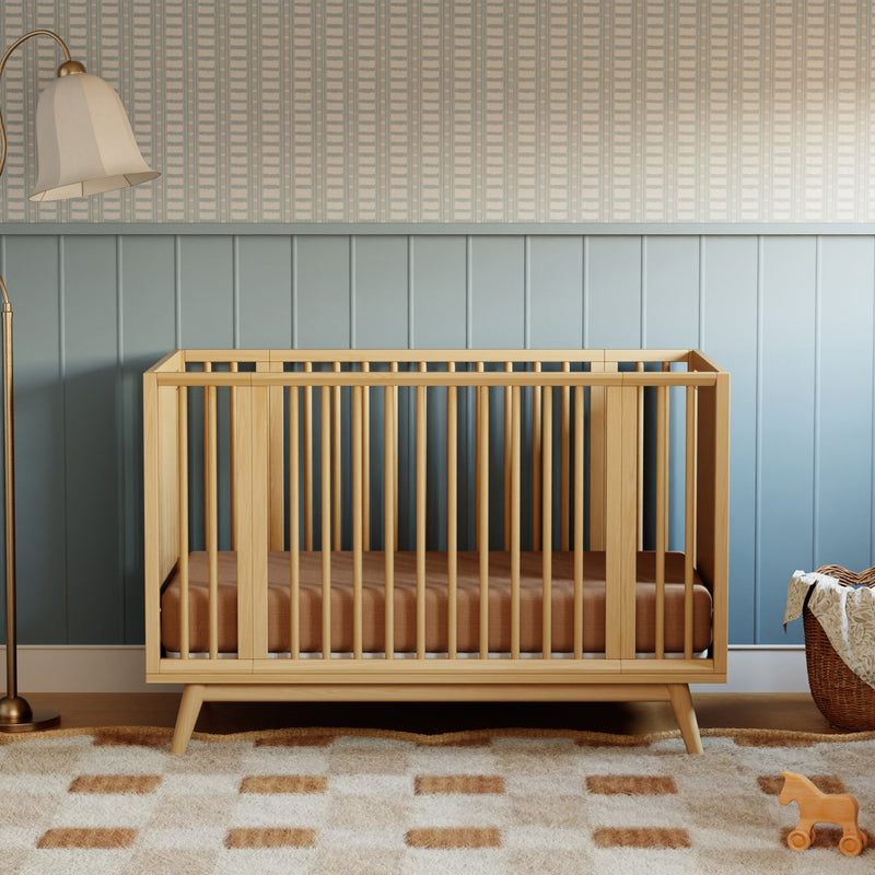 Load image into Gallery viewer, Babyletto Palma 8-in-1 Convertible All-Stages Crib with Bassinet &amp; Toddler Bed Kits
