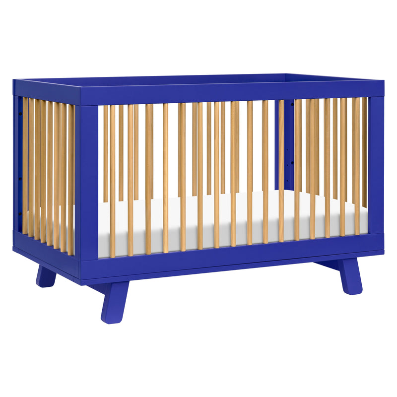 Load image into Gallery viewer, Babyletto Hudson 3-in-1 Convertible Crib with Toddler Bed Conversion Kit
