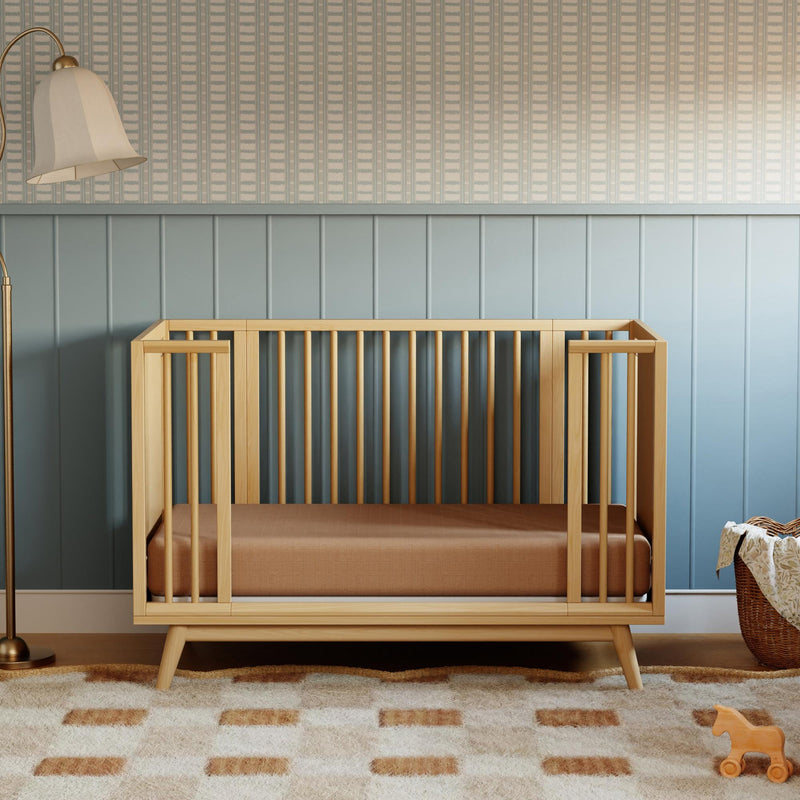 Load image into Gallery viewer, Babyletto Palma 8-in-1 Convertible All-Stages Crib with Bassinet &amp; Toddler Bed Kits
