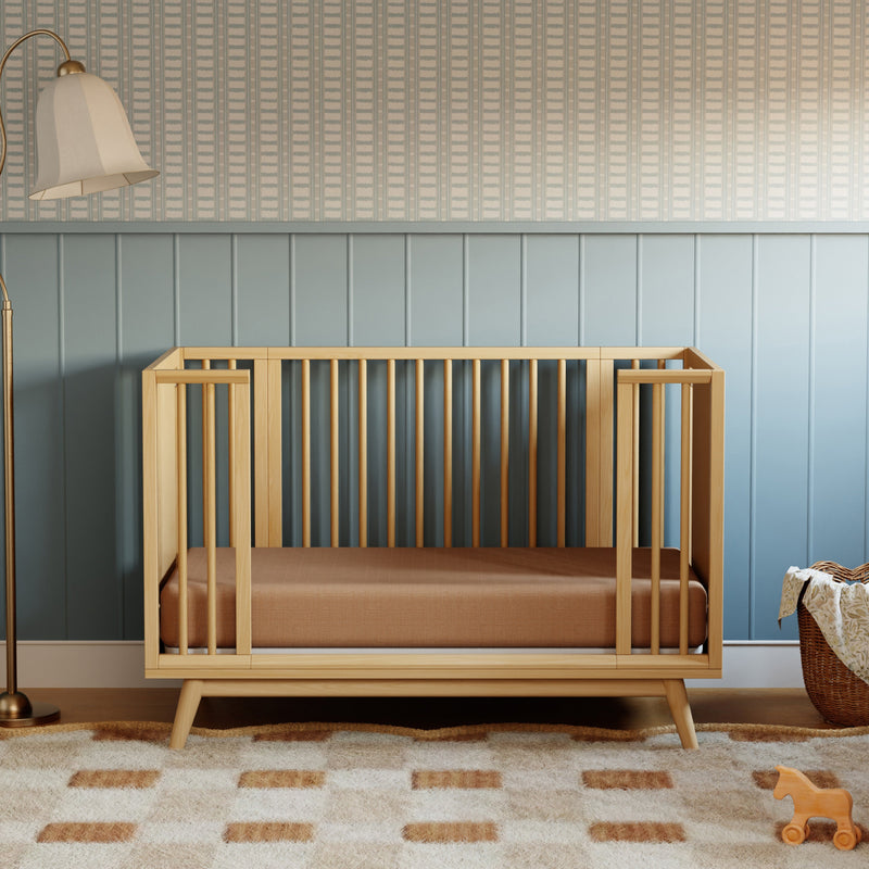Load image into Gallery viewer, Babyletto Palma 8-in-1 Convertible All-Stages Crib with Bassinet &amp; Toddler Bed Kits
