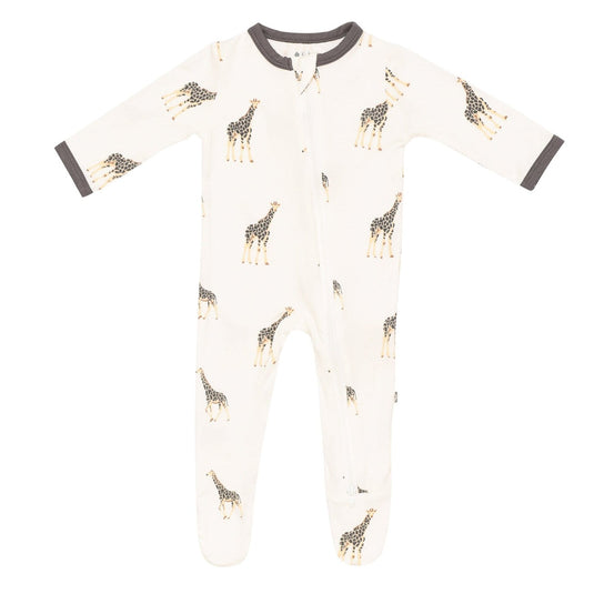 Kyte Baby Zip Footie Giraffe