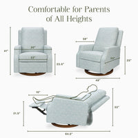 Morris & Co. x Namesake Crewe Recliner and Swivel Glider
