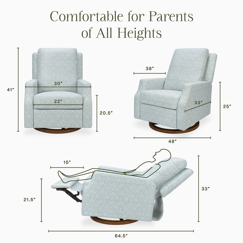 Load image into Gallery viewer, Morris &amp; Co. x Namesake Crewe Recliner and Swivel Glider
