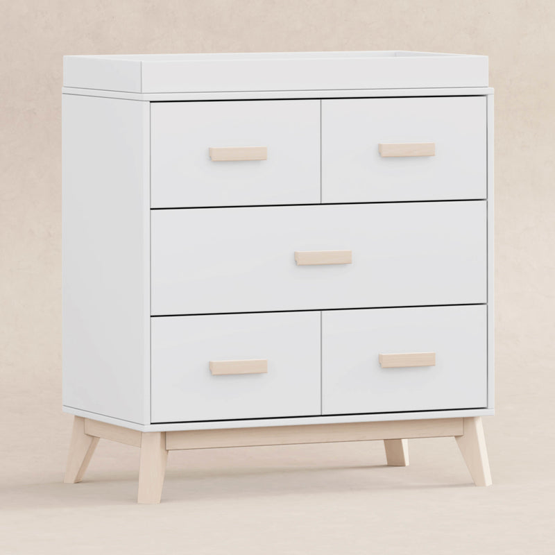 Load image into Gallery viewer, Babyletto Scoot 3-Drawer Changer Dresser with Removable Changing Tray
