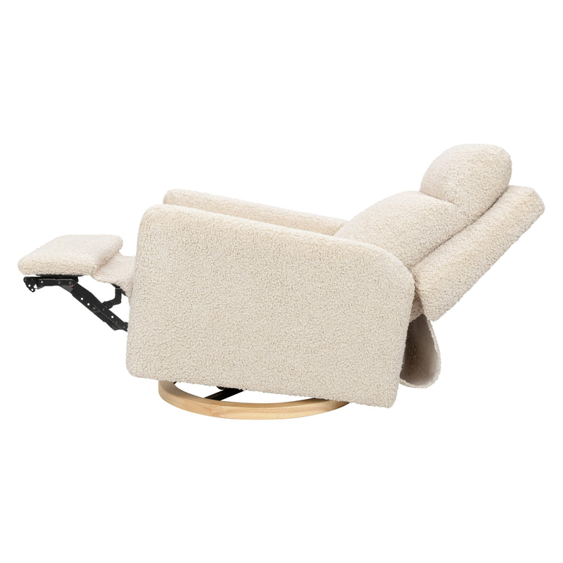 Load image into Gallery viewer, Babyletto Sigi Pro Power Recliner &amp; Swivel Glider with Power Adjustable Headrest and Lumbar Support
