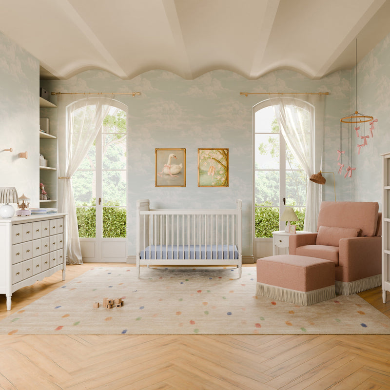 Load image into Gallery viewer, Namesake Liberty 3-in-1 Convertible Spindle Crib with Toddler Bed Conversion Kit
