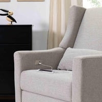 Babyletto Kiwi Electronic Recliner and Swivel Glider with USB port