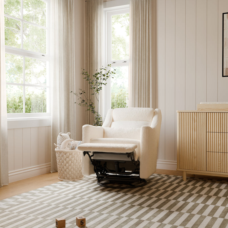 Load image into Gallery viewer, Babyletto Kiwi Plus Power Recliner and Swivel Glider with Power Adjustable Headrest and USB Port
