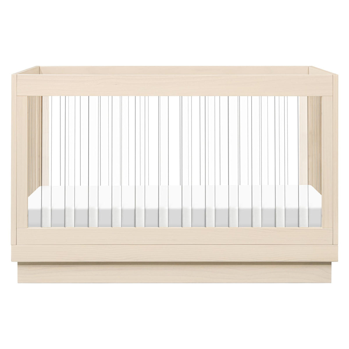 Babyletto Harlow Acrylic 3-in-1 Convertible Crib with Toddler Bed Conversion Kit