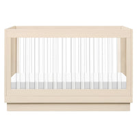 Babyletto Harlow Acrylic 3-in-1 Convertible Crib with Toddler Bed Conversion Kit