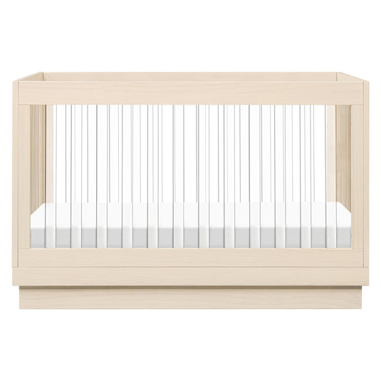 Babyletto Harlow Acrylic 3-in-1 Convertible Crib with Toddler Bed Conversion Kit