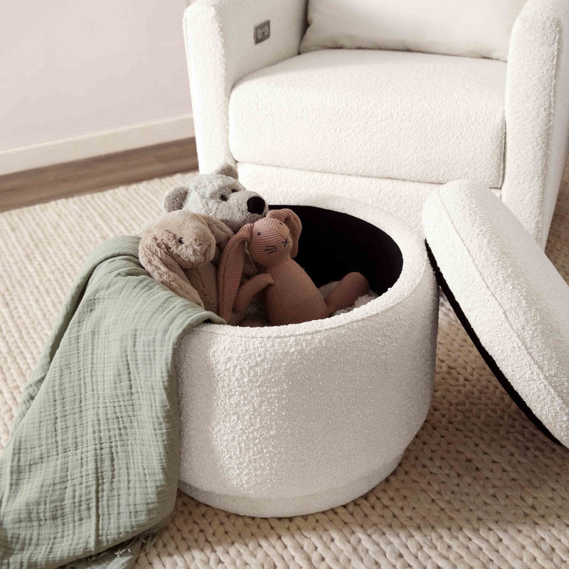 Load image into Gallery viewer, Babyletto Enoki Storage Ottoman in Boucle

