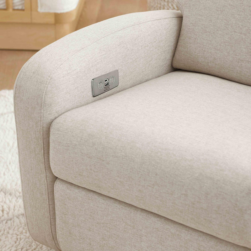 Load image into Gallery viewer, Babyletto Nami Electronic Recliner and Swivel Glider Recliner with USB port
