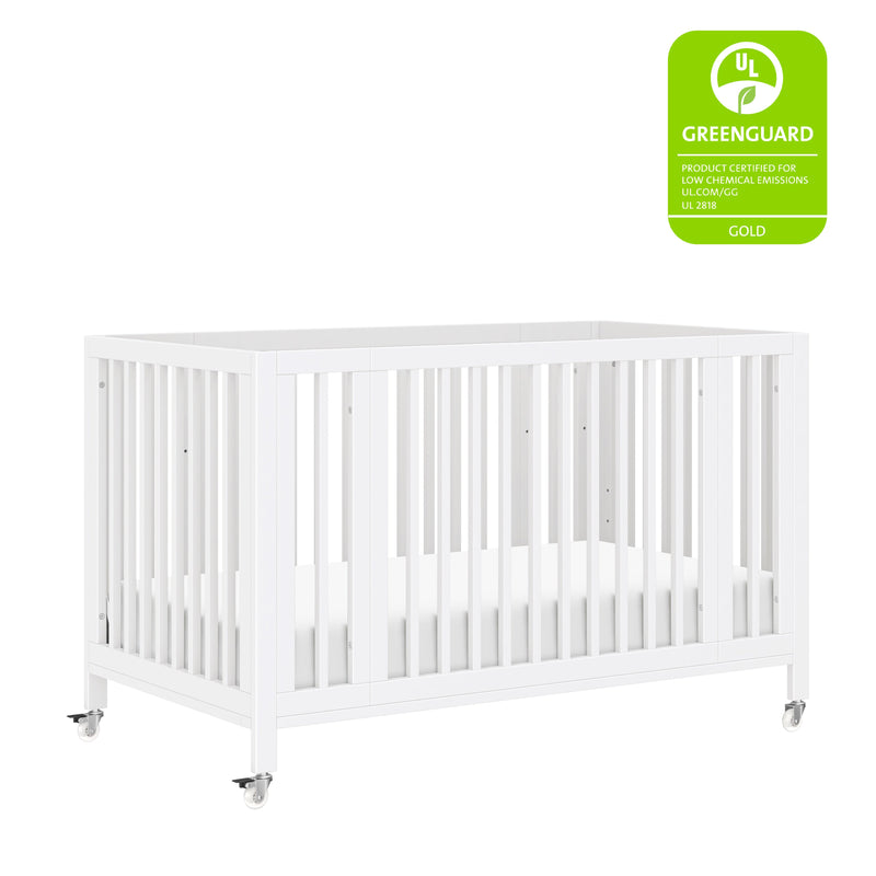Load image into Gallery viewer, Babyletto Rolli 9-in-1 Convertible All-Stages Crib with Bassinet &amp; Toddler Bed Conversion Kits
