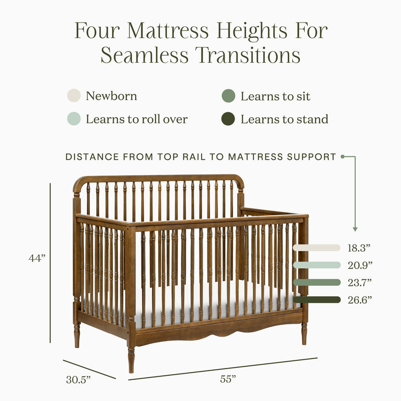 Load image into Gallery viewer, Namesake Liberty 4-in-1 Convertible Spindle Crib
