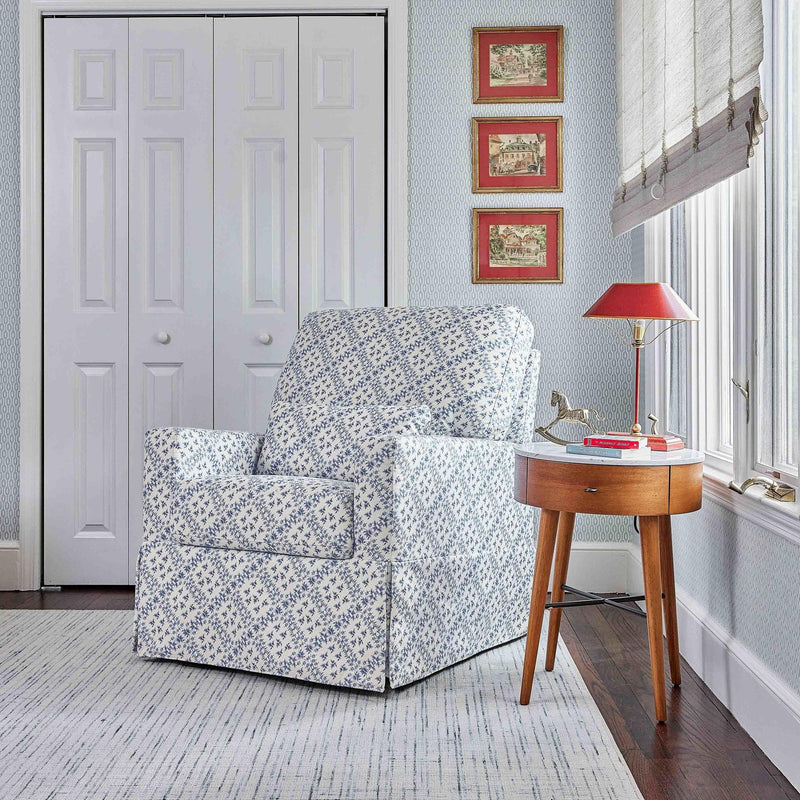 Load image into Gallery viewer, Sarah Flint x Namesake Crawford Swivel Glider in Eco-Performance Fabric | Water Repellent &amp; Stain Resistant
